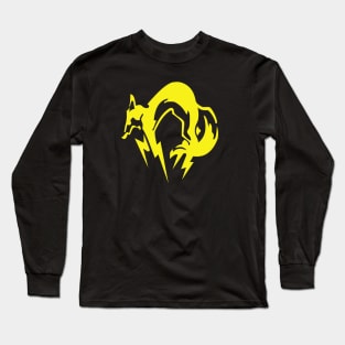 FOX Logo Yellow Long Sleeve T-Shirt